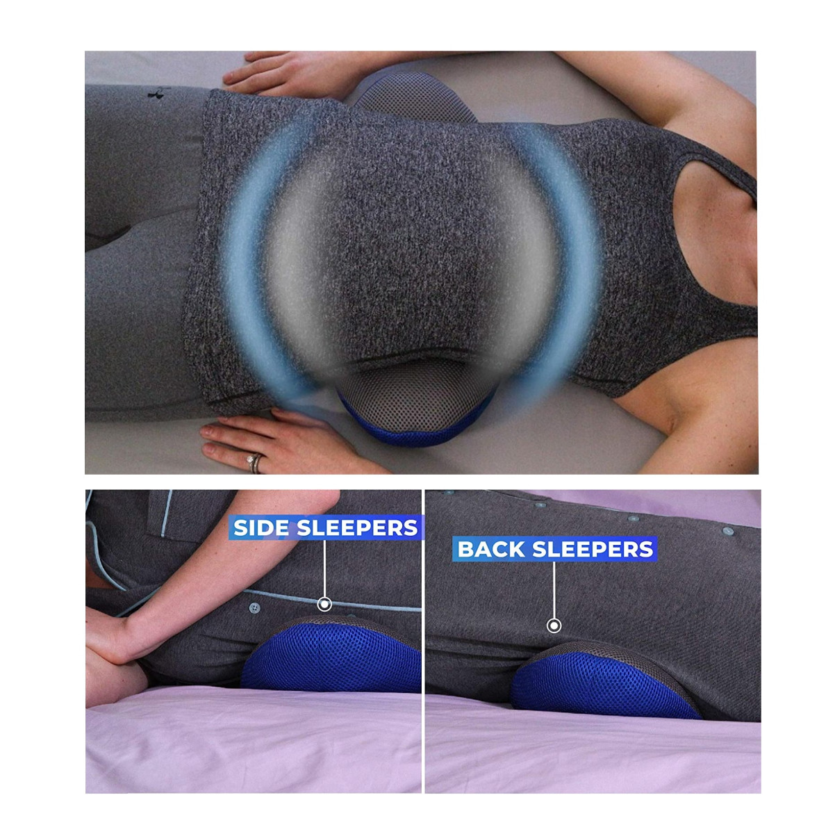 Almohada Apoyo Espalda Lumbar Ergonomica